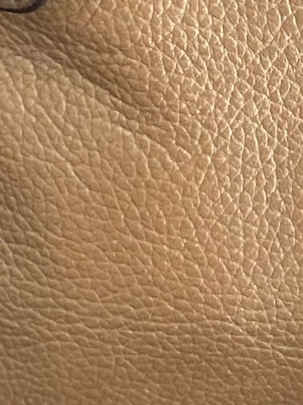 Tignanello Metallic Gold Pebbled Leather Crossbody Bag Buckle Accent Purse - Picture 8 of 11